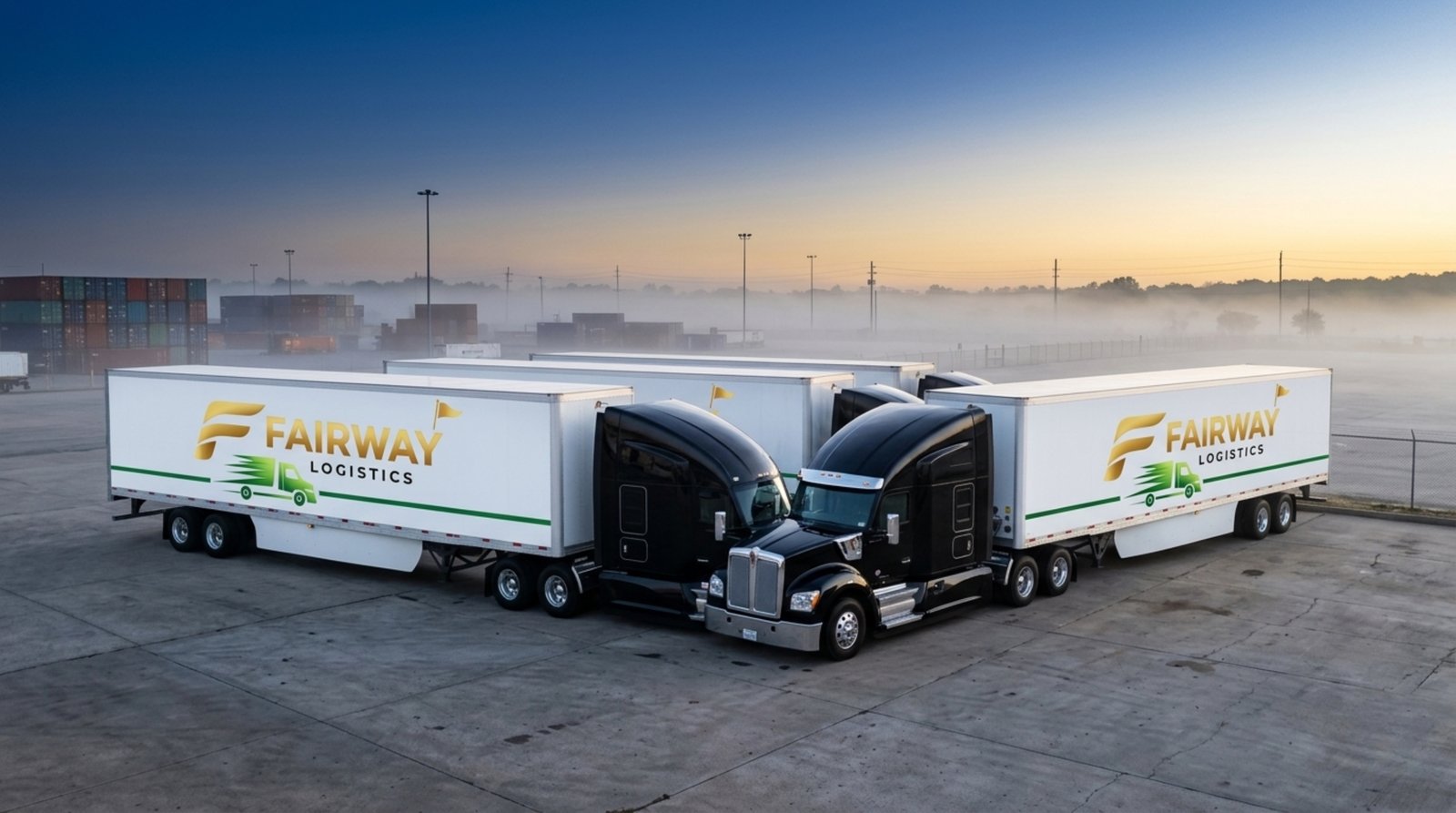 Fairway Logistics fleet trucks